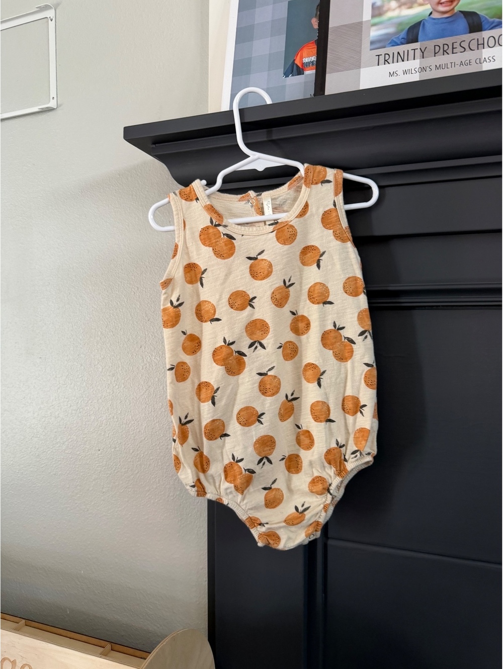 Rylee and cru 2/3m oranges romper